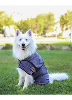 Paws&amp;Whiskers Szlafrok w kolorze szarym dla psa ze sklepu Limango Polska w kategorii Dla zwierząt - zdjęcie 188813167