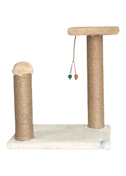 Paws&amp;Whiskers Drapak w kolorze beżowym dla kota - 35 x 44 x 28 cm ze sklepu Limango Polska w kategorii Dla zwierząt - zdjęcie 188813199