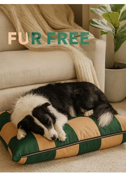 Paws&amp;Whiskers Legowisko "Fur Free" w kolorze zielono-beżowym dla zwierząt ze sklepu Limango Polska w kategorii Dla zwierząt - zdjęcie 188813239