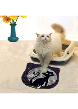 Paws&amp;Whiskers Mata w kolorze czarno-szarym pod kuwetę - 50 x 40 cm ze sklepu Limango Polska w kategorii Dla zwierząt - zdjęcie 188813328