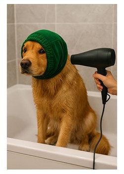 Paws&amp;Whiskers Opaska w kolorze zielonym dla psa ze sklepu Limango Polska w kategorii Dla zwierząt - zdjęcie 188813349