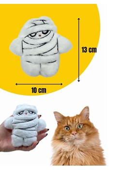 Paws&amp;Whiskers Zabawka w kolorze białym dla kota - 13 x 10 cm ze sklepu Limango Polska w kategorii Dla zwierząt - zdjęcie 188813526