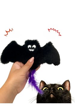 Paws&amp;Whiskers Zabawka w kolorze czarnym dla kota - 17 x 18 cm ze sklepu Limango Polska w kategorii Dla zwierząt - zdjęcie 188813527