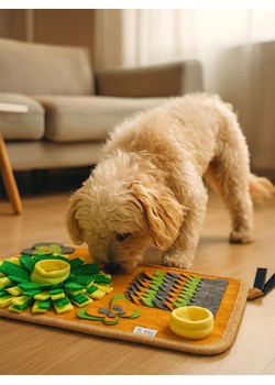 Paws&amp;Whiskers Mata w kolorze żółto-zielonym do wąchania - 33,5 x 47 cm ze sklepu Limango Polska w kategorii Dla zwierząt - zdjęcie 188813596