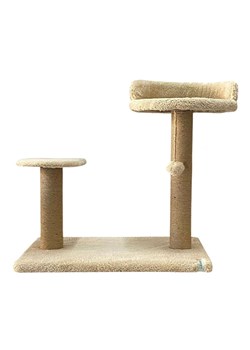 Paws&amp;Whiskers Drapak w kolorze beżowym dla kota - 50 x 46 x 35 cm ze sklepu Limango Polska w kategorii Dla zwierząt - zdjęcie 188813845