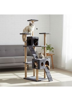 Paws&amp;Whiskers Drapak "Verona" w kolorze antracytowym dla kota - 45 x 172 x 60 cm ze sklepu Limango Polska w kategorii Dla zwierząt - zdjęcie 188813867