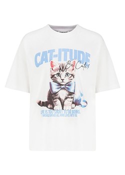 Sublevel Koszulka w kolorze białym ze sklepu Limango Polska w kategorii Bluzki damskie - zdjęcie 188818517