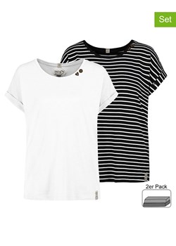 Sublevel Koszulki (2 szt.) w kolorze białym i czarnym ze sklepu Limango Polska w kategorii Bluzki damskie - zdjęcie 188818535