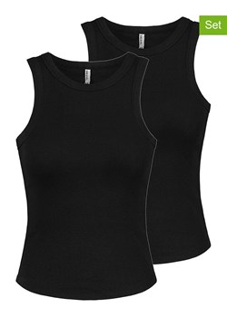 Sublevel Topy (2 szt.) w kolorze czarnym ze sklepu Limango Polska w kategorii Bluzki damskie - zdjęcie 188818585