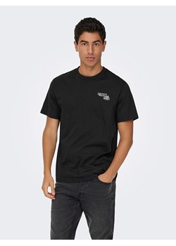 ONLY &amp; SONS Koszulka "Fred" w kolorze czarnym ze sklepu Limango Polska w kategorii T-shirty męskie - zdjęcie 188819756