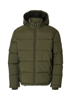 SELECTED HOMME Kurtka zimowa "Cooper" w kolorze ciemnozielonym ze sklepu Limango Polska w kategorii Kurtki męskie - zdjęcie 188819908