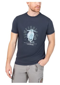 Timezone Koszulka w kolorze granatowym ze sklepu Limango Polska w kategorii T-shirty męskie - zdjęcie 188820417