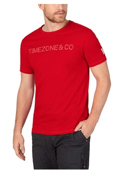 Timezone Koszulka w kolorze czerwonym ze sklepu Limango Polska w kategorii T-shirty męskie - zdjęcie 188820447