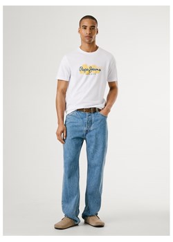 Pepe Jeans Koszulka w kolorze białym ze sklepu Limango Polska w kategorii T-shirty męskie - zdjęcie 188820547