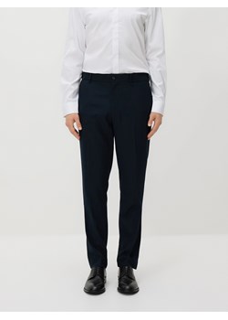 Reserved - Spodnie garniturowe slim fit - granatowy ze sklepu Reserved w kategorii Spodnie męskie - zdjęcie 188821455