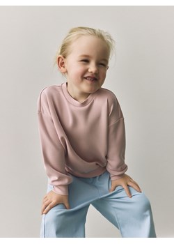 Reserved - Gładka bluza z modalem - pastelowy róż ze sklepu Reserved w kategorii Bluzy dziewczęce - zdjęcie 188821495