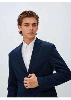 Reserved - Marynarka slim fit - granatowy ze sklepu Reserved w kategorii Marynarki męskie - zdjęcie 188821519