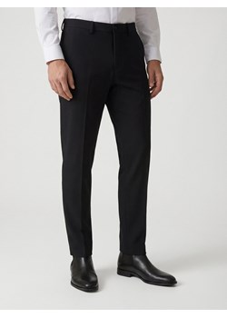 Reserved - Garniturowe spodnie w kant - czarny ze sklepu Reserved w kategorii Spodnie męskie - zdjęcie 188822936