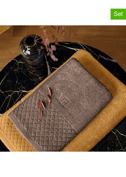 maison héritage PARIS Ręczniki (2 szt.) w kolorze jasnobrązowym do rąk ze sklepu Limango Polska w kategorii Ręczniki - zdjęcie 188823146