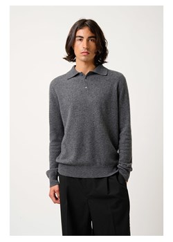 AUTHENTIC CASHMERE Kaszmirowy sweter "Charvet" w kolorze antracytowym ze sklepu Limango Polska w kategorii Swetry męskie - zdjęcie 188823257