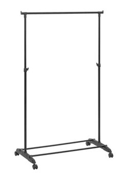 Joybos Wieszak stojący w kolorze czarnym - 160 x 80 x 42 cm ze sklepu Limango Polska w kategorii Szafy - zdjęcie 188823285