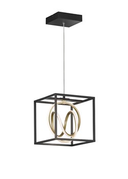 FISCHER &amp; HONSEL Lampa wisząca LED "Gisi" - KEE F (A do G) - 25 x 150 x 25 cm ze sklepu Limango Polska w kategorii Oświetlenie - zdjęcie 188823915