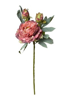 Clayre &amp; Eef Sztuczna roślina w kolorze zielono-jasnoróżowym - 12 x 62 x 12 cm ze sklepu Limango Polska w kategorii Doniczki i osłonki - zdjęcie 188823938