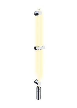 Wenko Drążek prysznicowy LED w kolorze srebrnym - dł. 94 cm ze sklepu Limango Polska w kategorii Akcesoria łazienkowe - zdjęcie 188824039