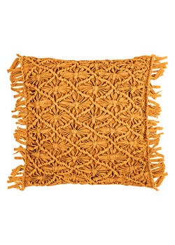 Magma Heimtex Poszewka "Fringe" w kolorze musztardowym na poduszkę - 45 x 45 cm ze sklepu Limango Polska w kategorii Poduszki dekoracyjne - zdjęcie 188824417