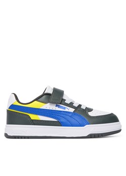 Sneakersy Puma Caven III Block 406891 02 Szary ze sklepu eobuwie.pl w kategorii Buty sportowe dziecięce - zdjęcie 188824797