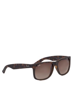 Okulary przeciwsłoneczne Ray-Ban Justin 0RB4165 710/13 Brązowy ze sklepu eobuwie.pl w kategorii Okulary przeciwsłoneczne męskie - zdjęcie 188824817