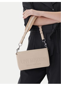 Torebka LOVE MOSCHINO JC4046PP1OLE0110 Écru ze sklepu eobuwie.pl w kategorii Listonoszki - zdjęcie 188824858