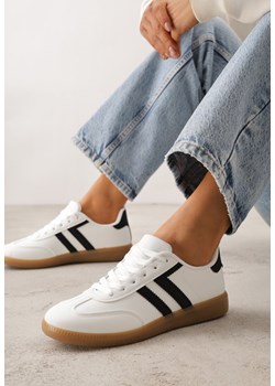 Białe Sneakersy Typu Klasyczne Tenisówki Kilice ze sklepu renee.pl w kategorii Buty sportowe damskie - zdjęcie 188826479