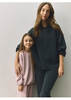 Reserved - Bluza oversize z modalem - granatowy ze sklepu Reserved w kategorii Bluzy damskie - zdjęcie 188826849