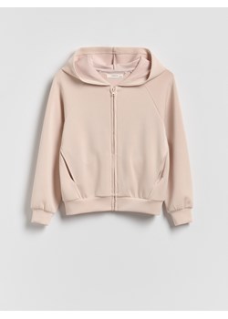 Reserved - Rozpinana bluza z modalem - brązowy ze sklepu Reserved w kategorii Bluzy dziewczęce - zdjęcie 188826935