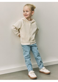 Reserved - Bluza z kapturem z modalem - złamana biel ze sklepu Reserved w kategorii Bluzy dziewczęce - zdjęcie 188826948