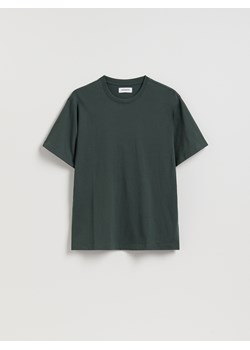 Reserved - T-shirt regular z bawełny - jasnozielony ze sklepu Reserved w kategorii T-shirty męskie - zdjęcie 188826967