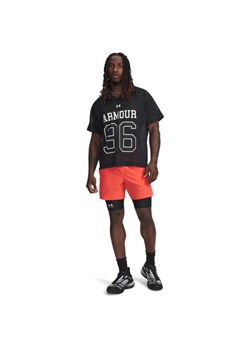 Męskie spodenki treningowe Under Armour UA Icon Fleece HZ Hoodie - czerwone ze sklepu Sportstylestory.com w kategorii Spodenki męskie - zdjęcie 188827425