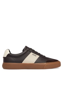 Sneakersy BOSS Aiden 50557852 Brązowy ze sklepu eobuwie.pl w kategorii Buty sportowe męskie - zdjęcie 188829265