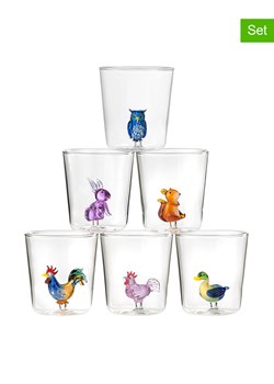 Onlylux Szklanki (6 szt.) "Pet Friends - Mix 2" ze wzorem - wys. 9,3 cm ze sklepu Limango Polska w kategorii Naczynia - zdjęcie 188830129