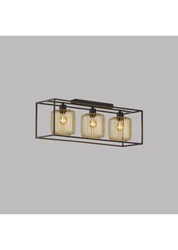 FISCHER &amp; HONSEL Lampa sufitowa "Caydo" w kolorze czarnym - 83 x 28,5 x 23 cm ze sklepu Limango Polska w kategorii Oświetlenie - zdjęcie 188830159