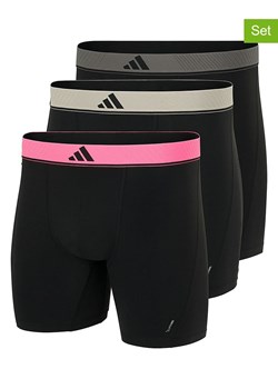 adidas Bokserki (3 pary) w kolorze czarnym ze sklepu Limango Polska w kategorii Majtki męskie - zdjęcie 188830317