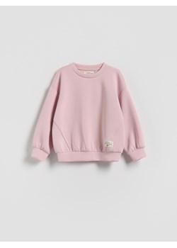 Reserved - Gładka bluza z modalem - pastelowy róż ze sklepu Reserved w kategorii Bluzy dziewczęce - zdjęcie 188830936
