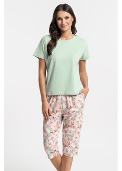 Moraj PDD4800-016 piżama z krótkim rękawem spodnie 3/4 green ze sklepu kontri.pl w kategorii Piżamy damskie - zdjęcie 188831708