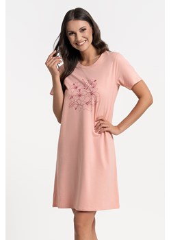 Moraj PDK2800-005 koszula nocna bawełniana krótki rękaw pink ze sklepu kontri.pl w kategorii Koszule nocne - zdjęcie 188831716