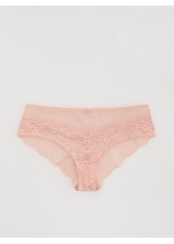 Reserved - Majtki hipster z koronką - brudny róż ze sklepu Reserved w kategorii Majtki damskie - zdjęcie 188831875