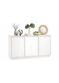 Biała skandynawska komoda z litego drewna G1-F57 ze sklepu Edinos.pl w kategorii Komody - zdjęcie 188832447