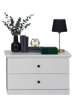 Biała skandynawska komoda z półkami R4-T22 ze sklepu Edinos.pl w kategorii Komody - zdjęcie 188832457