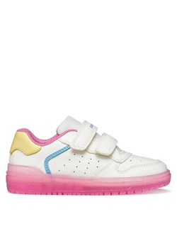 Sneakersy Geox J Washiba Girl J45HXB 0003W C1364 D Biały ze sklepu eobuwie.pl w kategorii Buty sportowe dziecięce - zdjęcie 188832535