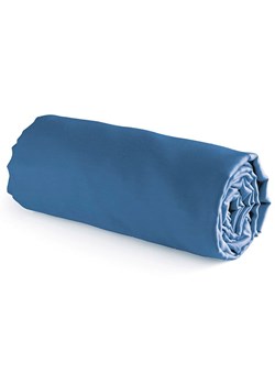 maison héritage PARIS Satynowe prześcieradło w kolorze niebieskim na gumce ze sklepu Limango Polska w kategorii Prześcieradła - zdjęcie 188832895